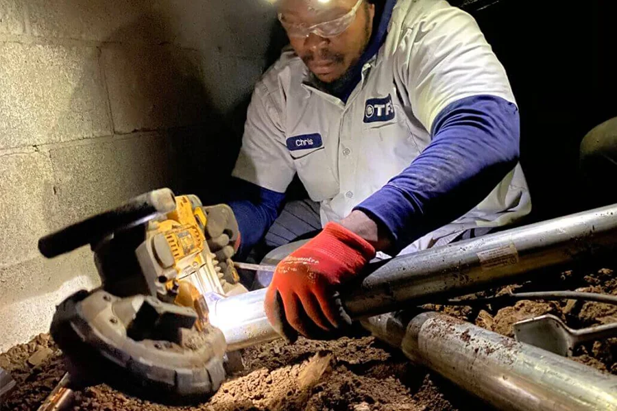 basement wall repair alamo